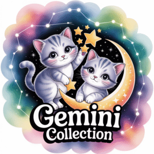 Discover our Cute Gemini Cat Clipart Collection – playful twin-inspired feline art perfect for scrapbooking, crafts, and digital projects. Ideal for cat lovers, astrology fans, and creative Gemini-themed designs