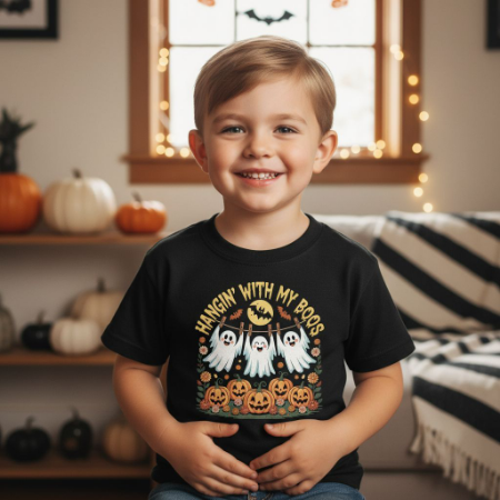 Hanging with my Boos - illustrationImage (6) Get spooky and stylish with our “Hanging with My Boos” digital download