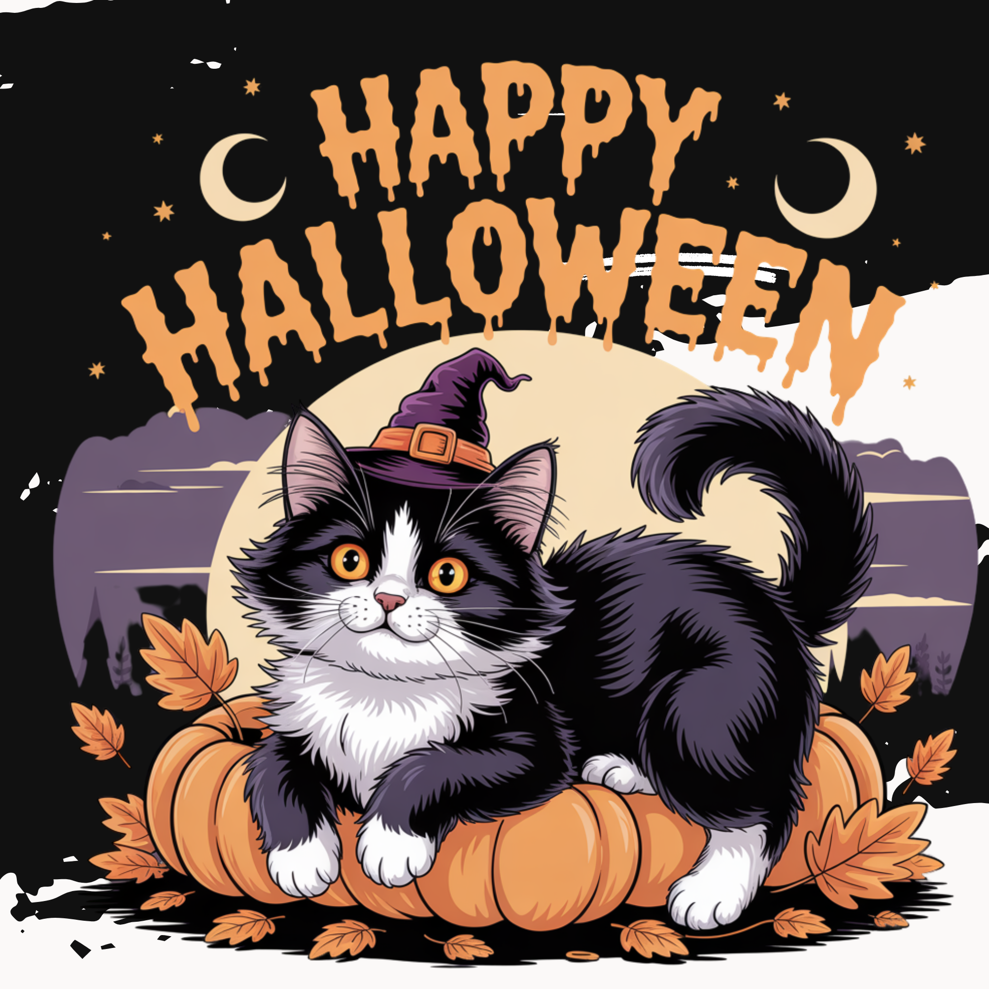 From creepy-cute cat mugs and ghostly wall art to fang-tastic coloring books and boo-tiful t-shirts, our Halloween collection is made for feline fans. Celebrate the season with gifts that are fun, festive, and frightfully adorable. Perfect for all ages and cat lovers!