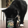 Stay Pawsitive – Feel the Luck of the Irish Cat Mug