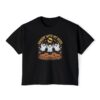 Halloween Women's Boxy Tee - Fun Ghost Design, Spooky Season Top, Perfect for Autumn Events, Casual Wear, Gift for Friends