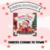 Santas coming to town (1) Download 20 festive cat coloring pages! 🎄 Santa Claws is Coming to Town features bold, easy designs for kids & adults. Perfect holiday fun & gifts!”