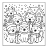 26 Santa Claws is Coming to Town – Digital Coloring Fun!