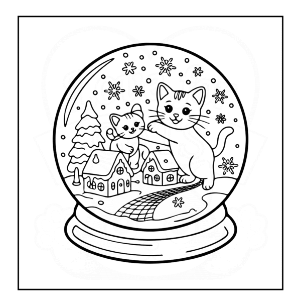 29 Santa Claws is Coming to Town – Digital Coloring Fun!