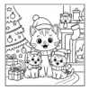 31 Santa Claws is Coming to Town – Digital Coloring Fun!