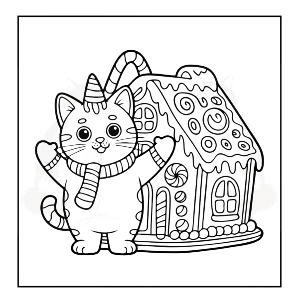 34 Santa Claws is Coming to Town – Digital Coloring Fun!