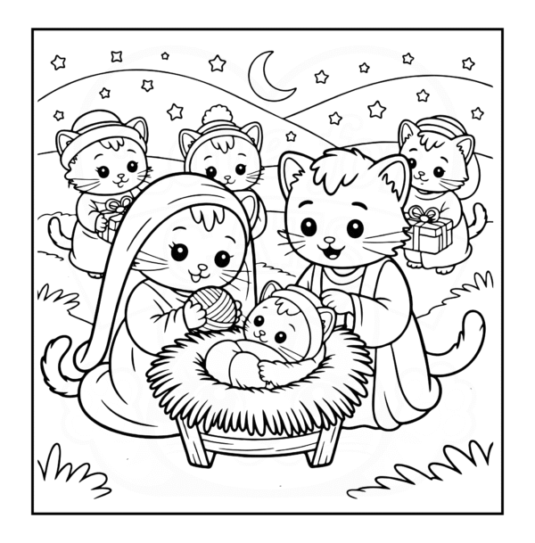 39 Santa Claws is Coming to Town – Digital Coloring Fun!