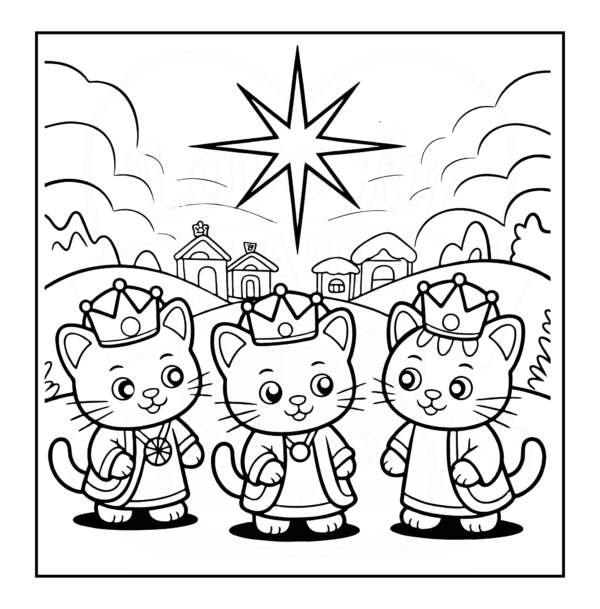 40 Santa Claws is Coming to Town – Digital Coloring Fun!